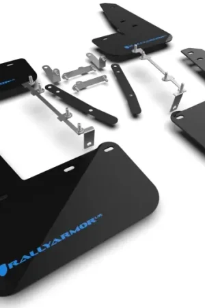 Rally Armor 23-25 Toyota GR Corolla Black Mud Flap w/Light Blue Logo | Graveyard Performance Deal