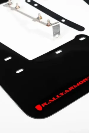Hot Picks Rally Armor 23-25 Toyota GR Corolla Black UR Mud Flap w/Red Logo | Graveyard Performance