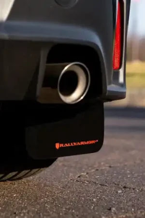 Rally Armor 23-25 Toyota GR Corolla Black UR Mud Flap w/White Logo | Graveyard Performance Today Only