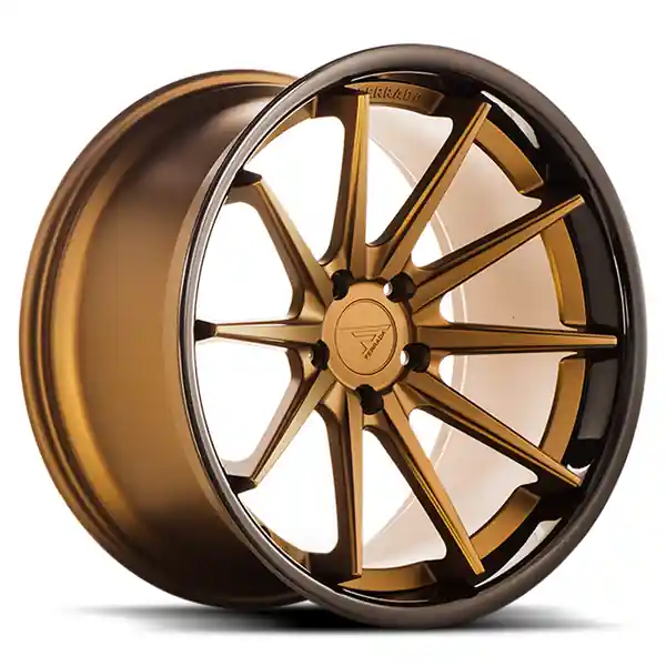 Place Order Ferrada Wheels FR4 Matte Bronze / Gloss Black Lip 19x8.5 5x112 ET42 CB 66.56 Slight Concavity