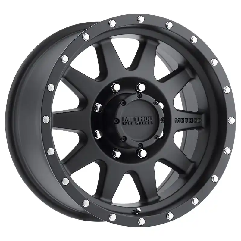Sale Method MR301 The Standard 17x9 -12mm Offset 8x170 130.81mm CB Matte Black Wheel