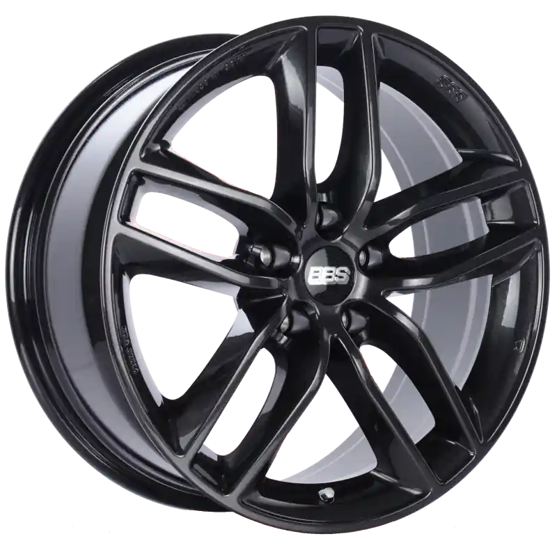 BBS SX 18x8 5x112 ET35 Crystal Black Wheel -82mm PFS/Clip Required Secure Checkout