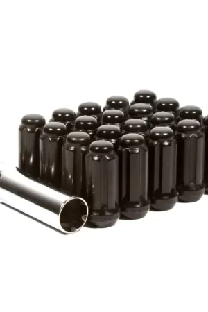 Exclusive Method Lug Nut Kit - Spline - 12x1.25 - 5 Lug Kit - Black (Subaru)