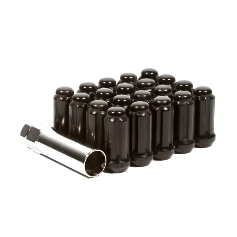 Exclusive Method Lug Nut Kit - Spline - 12x1.25 - 5 Lug Kit - Black (Subaru)
