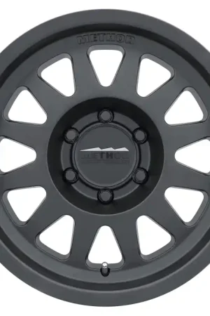 Last Chance Method MR704 17x8.5 0mm Offset 5x150 110.5mm CB Matte Black Wheel