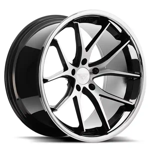 Ferrada Wheels FR2 Machine Black / Chrome Lip 20x11.5 5x114 ET15 73.1 Super Deep Concavity Today Only