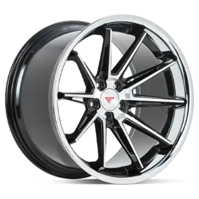 Ferrada Wheels CM2 Machine Black / Chrome Lip 22x10.5 5x127 ET28 71.6 Deep Concavity Fresh Stock