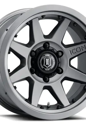 Popular ICON Rebound Pro 17x8.5 5x4.5 0mm Offset 4.75in BS 71.5mm Bore Titanium Wheel
