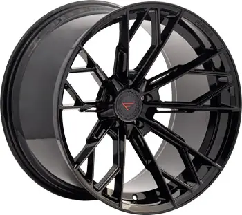 Ferrada Wheels Forge-8 FR11 Obsidian Black 22x10.5 5x112 ET40 66.56 Deep Concavity Original