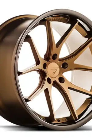 Buy Today Ferrada Wheels FR2 Matte Bronze / Gloss Black Lip 20x11.5 5x115 ET28 71.6 Super Deep Concavity