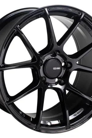 Enkei TS-V BK 18x9.5 +15 5x114.3mm 72.6mm Gloss Black Direct From Manufacturer