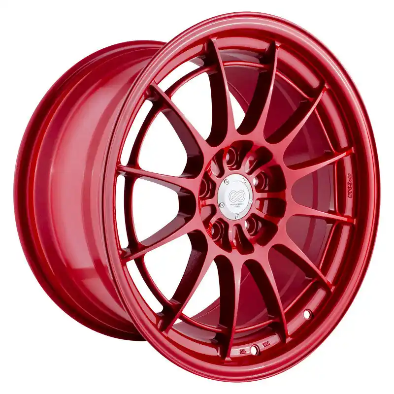 Enkei NT03+M 18x9.5 5x100 40mm Offset Competition Red Wheel Hassle-Free Returns