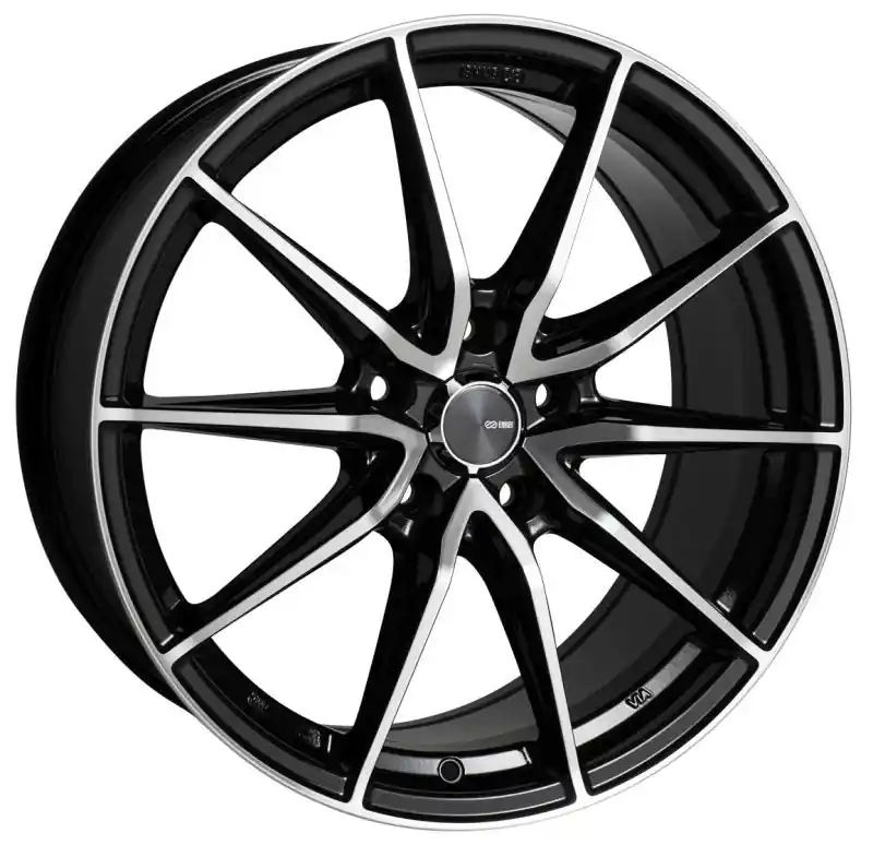 Secure Checkout Enkei Draco BM 18x8 +35 5x114.3mm 72.6mm Black Machined