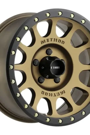 Method MR305 NV 18x9 0mm Offset 5x150 116.5mm CB Method Bronze/Black Street Loc Wheel Mega Sale