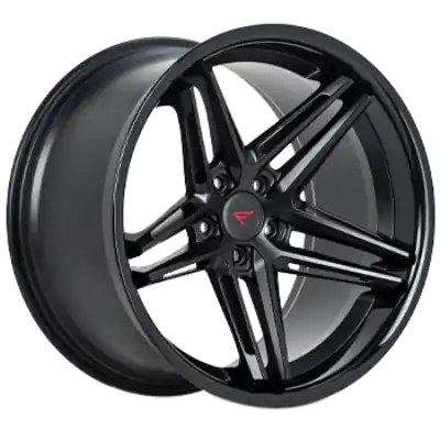Ferrada Wheels CM1 Matte Black / Gloss Black Lip 20x9 5x120 ET35 72.56 Mid Concavity Deal