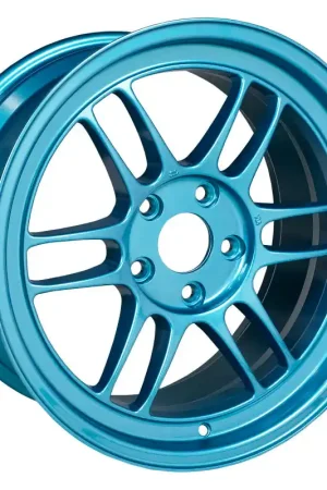 Must Have Enkei RPF1 17x9 5x114.3 45mm Offset 73mm Bore Emerald Blue Wheel