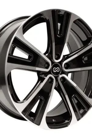Enkei SVX 20x8.5 +40 5x120mm 72.6mm Black Machined Worldwide Shipping