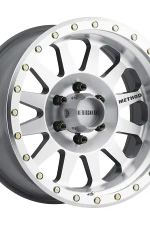 Method MR304 Double Standard 20x10 -18mm Offset 6x5.5 108mm CB Machined/Clear Coat Wheel Top Pick