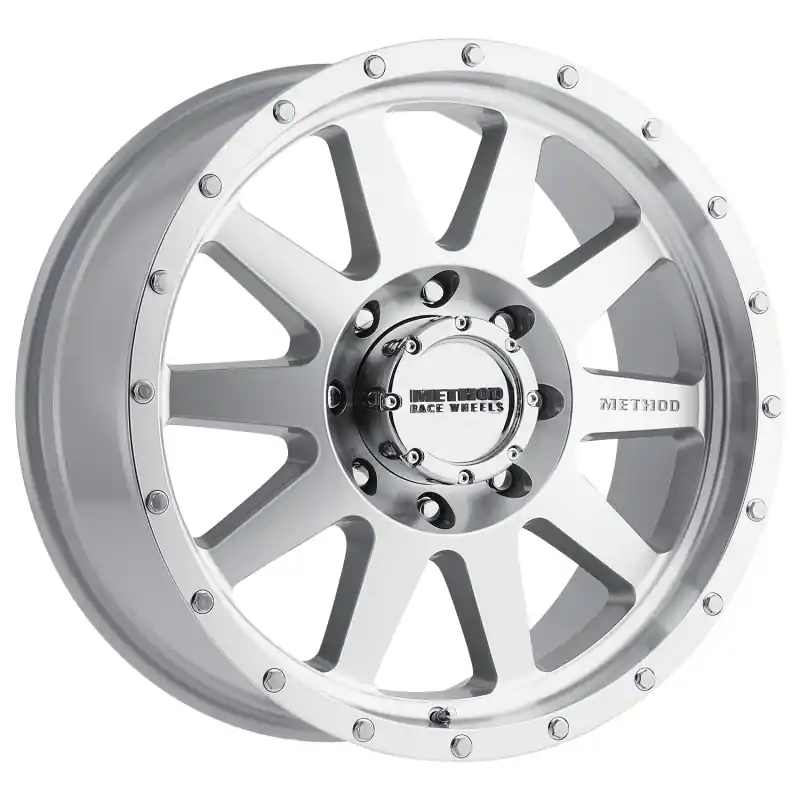 Latest Method MR301 The Standard 18x9 +18mm Offset 8x170 130.81mm CB Machined/Clear Coat Wheel