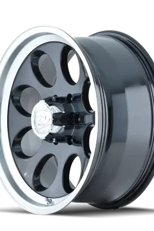 Get Yours ION Type 171 16x8 / 5x139.7 BP / -5mm Offset / 108mm Hub Black/Machined Wheel
