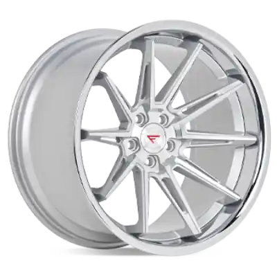 Fresh Stock Ferrada Wheels CM2 Machine Silver / Chrome Lip 19x8.5 5x114 ET15 73.1 Slight Concavity