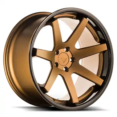 Weekend Sale Ferrada Wheels FR1 Matte Bronze / Gloss Black Lip 20x10.5 5x108 ET38 73.1 Deep Concavity