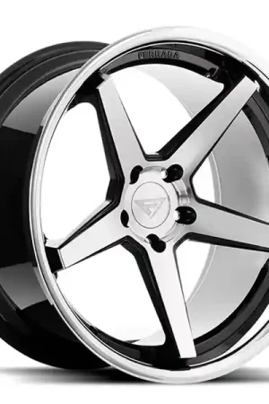 Ferrada Wheels FR3 Machine Black / Chrome Lip 22x11 5x120 ET20 74.1 Super Deep Concavity Viral