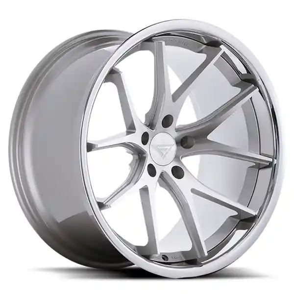 Ferrada Wheels FR2 Machine Silver / Chrome Lip 19x10.5 5x112 ET25 66.56 Deep Concavity Save Now