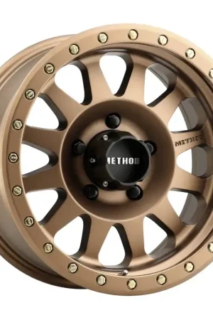 Editor’s Pick Method MR304 Double Standard 17x8.5 0mm Offset 5x5 94mm CB Method Bronze Wheel