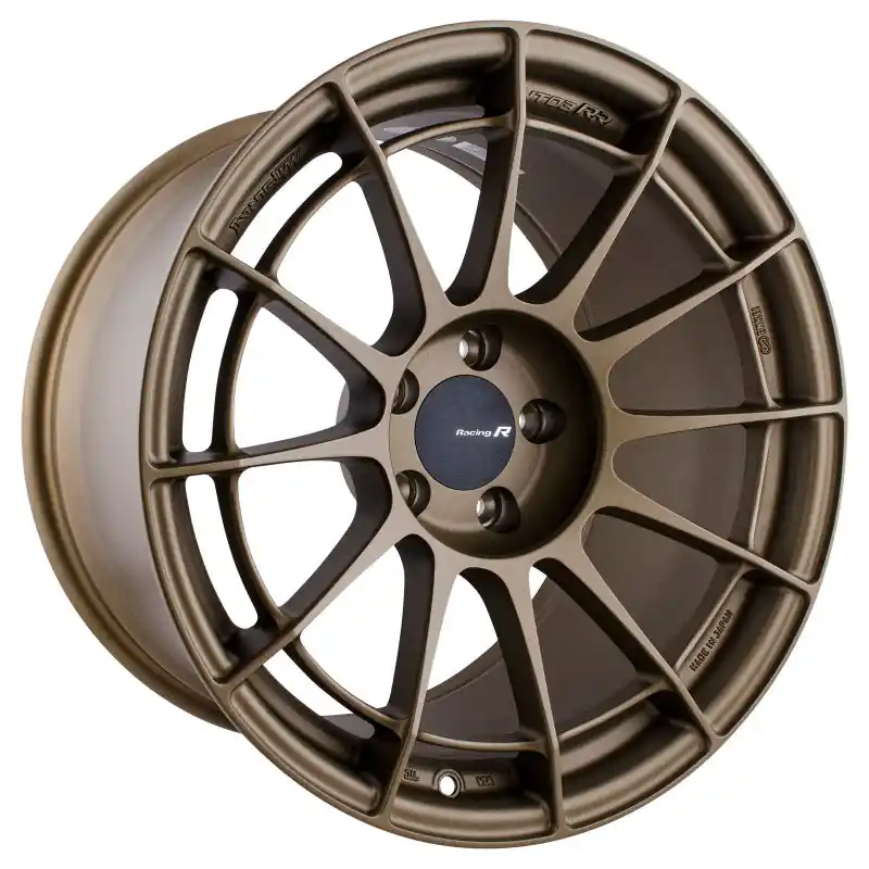 Markdown Enkei NT03RR 18x10.5 5x114.3 15mm Offset 75mm Bore Titanium Gold Wheel