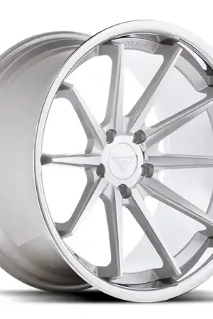 Ferrada Wheels FR4 Machine Silver / Chrome Lip 20x9 5x120 ET20 CB 74.1 Mid Concavity Low Price