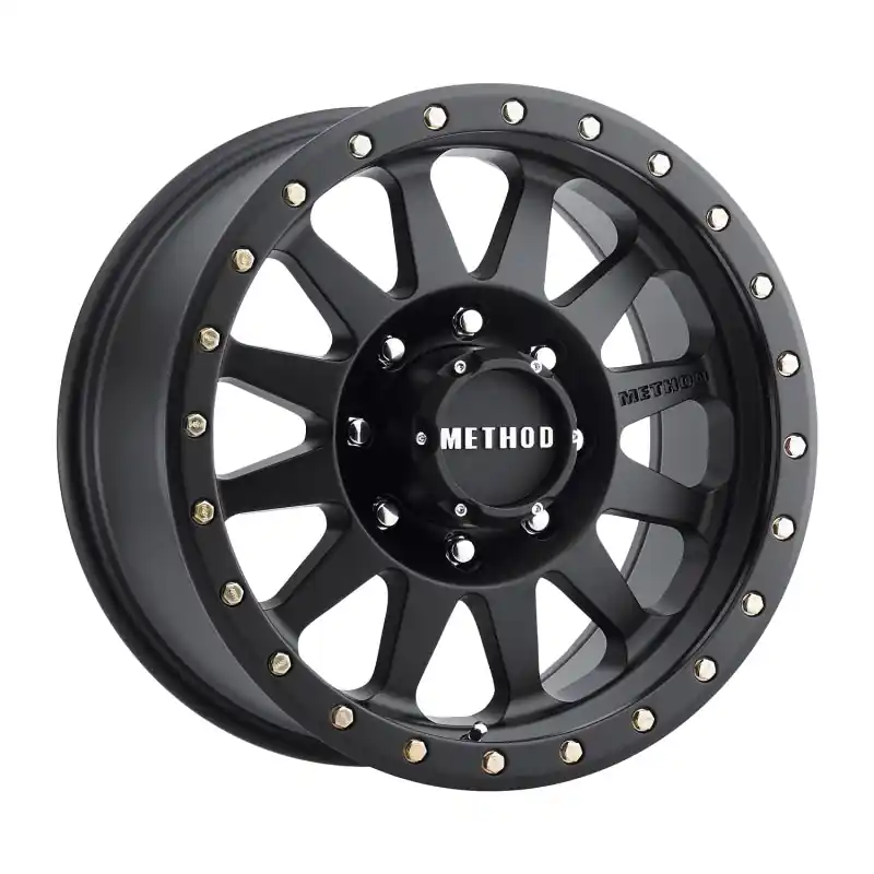 Mega Sale Method MR304 Double Standard 17x8.5 0mm Offset 8x170 130.81mm CB Matte Black Wheel
