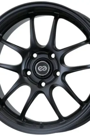 Luxury Enkei PF01 18x10.5 5x114.3 38mm Offset Matte Black Wheel