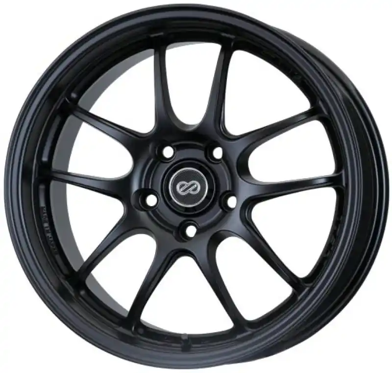 Luxury Enkei PF01 18x10.5 5x114.3 38mm Offset Matte Black Wheel