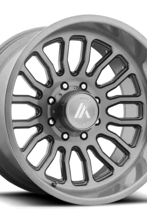 Asanti Black Label Workhorse AB815 20x10 -12 5x127mm 71.5mm Brushed Titanium Place Order