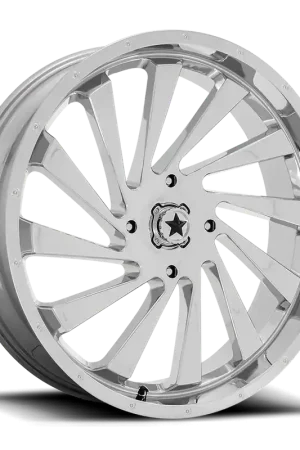 Top Pick MSA Blade M46 CH 18x7 +0 4x156mm 115.1mm Chrome