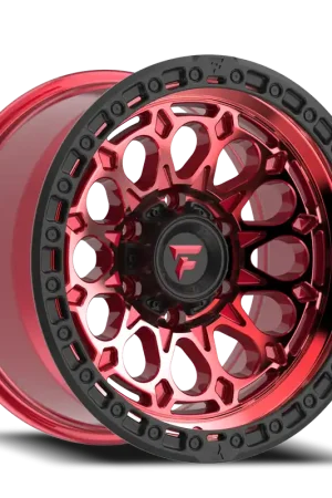 Fittipaldi Offroad Terra Series FT101 RTB 17x9 -12 5x127mm 71.5mm Machined Red Tint Black Ring Original