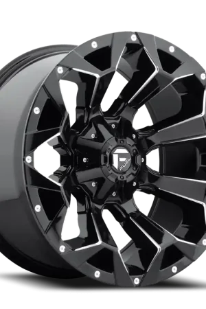 Grab Now Fuel Assault D576 18x9 +1 5x114.3/5x127mm 78.1mm Gloss Black Milled