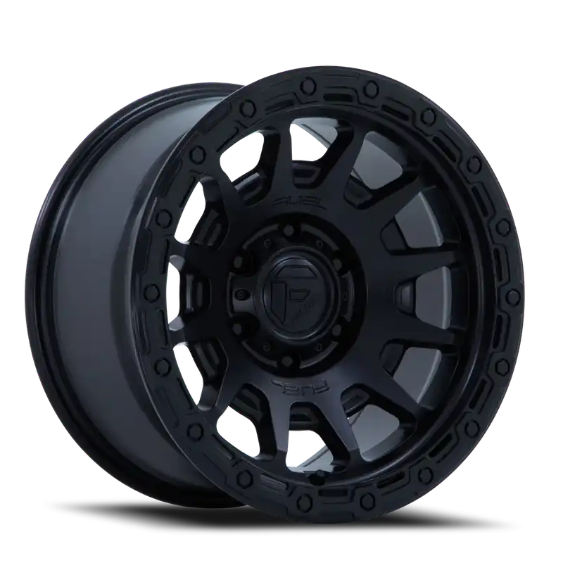 Fuel Fortress FC884MB 18x9 +1 6x139.7mm 106.1mm Matte Black Gloss Black Lip Popular