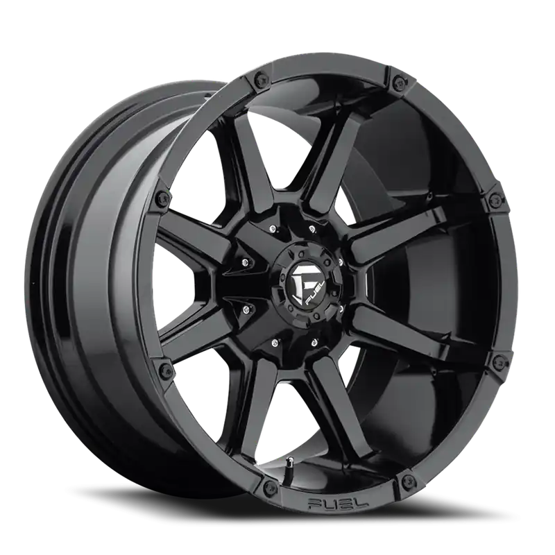 Fuel Coupler D575 18x9 -12 6x135/6x139.7mm 106.4mm Gloss Black Same Day Shipping