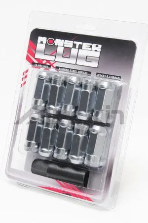Wheel Mate 14x1.50 Monster Open End Silver Lug Nut - Set of 20 Must Have