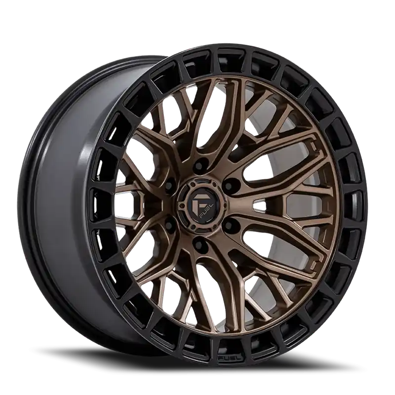 Fuel Sigma FC869 ZB 17x9 -12 6x139.7mm 106.1mm Matte Bronze Matte Black Lip Fast Shipping