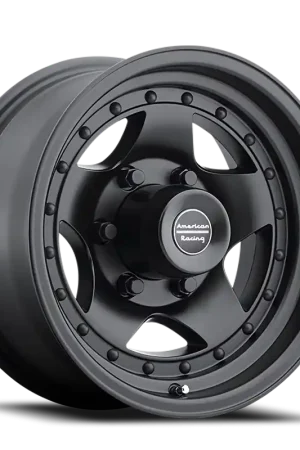 Deal American Racing AR23 BK 15x10 -44 6x139.7mm 108mm Satin Black Clear Coat