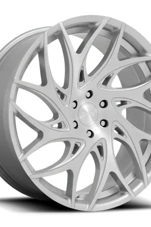 Hot Picks DUB G.O.A.T. S261 24x10 +10 5x127mm 78mm Brushed Silver