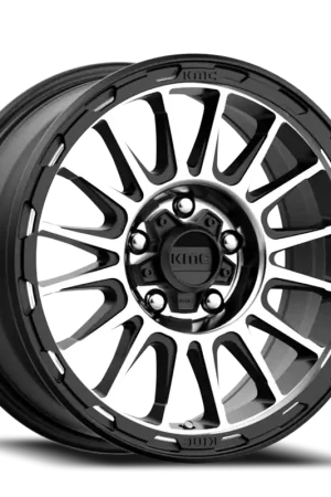 Special Offer KMC Impact KM542 SMB 17x9 -12 5x127mm 71.5mm Satin Black Machined