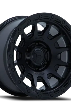 Exclusive Fuel Fortress FC884MB 18x9 +20 6x139.7mm 106.1mm Matte Black Gloss Black Lip