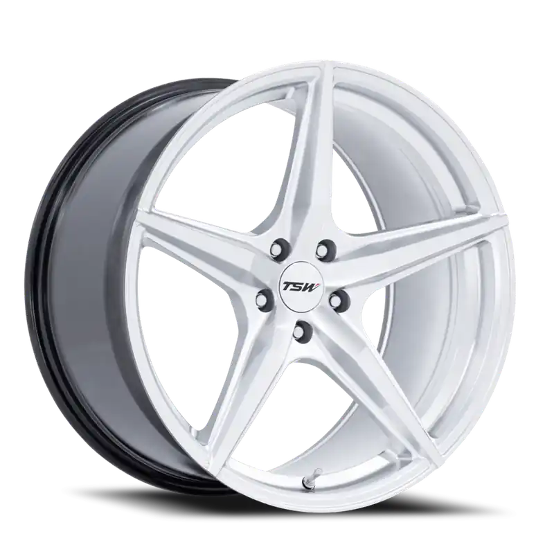 TSW Esprit SD 20x10.5 +30 5x112mm 66.56mm Hyper Silver Machined Face New Release
