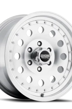 Luxury American Racing Outlaw II AR62 SL 18x8 +18 6x135mm 87.1mm Machined Silver Clear Coat