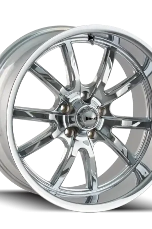 Ridler 650 Chrome 17x8 5x120.65 0mm 83.82mm Exclusive Offer