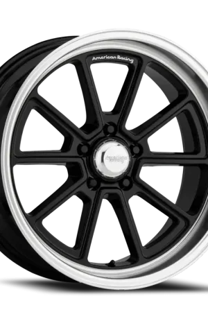 American Racing Draft VN510 BK 20x8.5 +6 5x127mm 78.3mm Gloss Black Diamond Cut Lip Secure Checkout